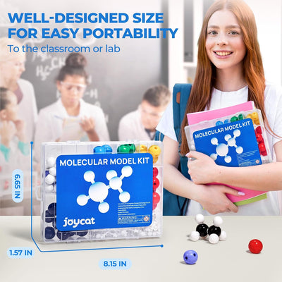 404 Pcs Molecular Model Kit – Organic & Inorganic Chemistry Learning Set with C60 Atoms