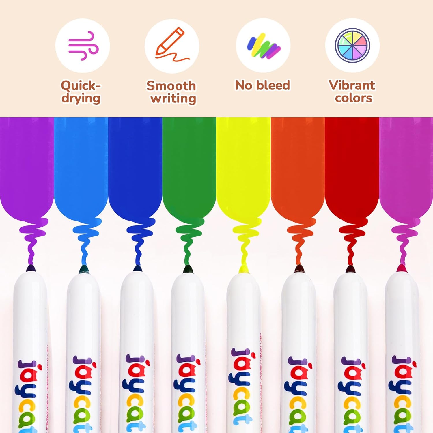 Click Washable Markers for Kids – Retractable 10 & 20 Color Sets
